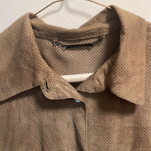 Rare la matta perforated shirt snake skin inseam - Picture 5 of 12